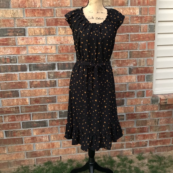 LC Lauren Conrad Dresses & Skirts - 🖤Black & Tan Dress